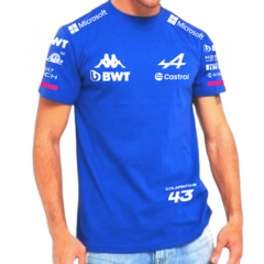 Remera Franco Colapinto 43 Alpine F1 Azul Francia XXL - comprar online