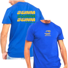 Remera Ayrton Senna Senna Senna F1 azul francia