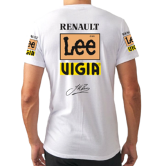 Remera Renault Fuego TC2000 Juan Maria Traverso blanco en internet