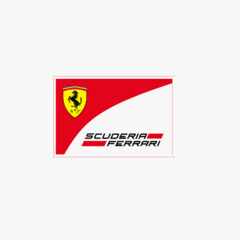 Calcomania Scuderia Ferrari F1