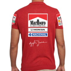 Chomba Mclaren Honda Ayrton Senna F1 Retro Red en internet