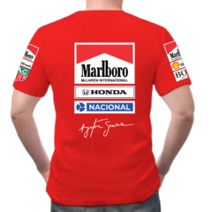 Remera Ayrton Senna Mclaren Honda Marlboro Retro F1 en internet