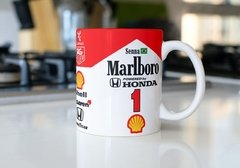 Taza Ayrton Senna McLaren Honda n 1 F1 - comprar online