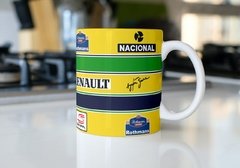 Taza Ayrton Senna Casco Williams Renault F1 - comprar online