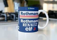 Taza Ayrton Senna Williams Renault F1 - comprar online
