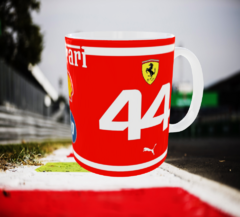 Taza Scuderia Ferrari 44 lewis Hamilton 2025 Formula 1 F1 en internet