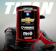 Taza Agustin Canapino 1 Pentacampeon Chevrolet TC en internet