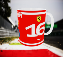 Taza Scuderia Ferrari 16 Charles Leclerc 2025 Formula 1 F1 - tienda online