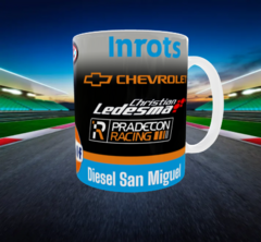 Taza Christian Ledesma Chevrolet Camaro Pradecon Racing - tienda online