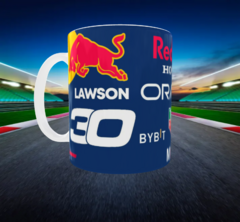 Taza Red Bull Liam Lawson F1 en internet