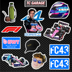 Plancha Stickers F1 Alpine Franco Colapinto 43 - comprar online