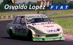 Poster Osvaldo Cocho Lopez Fiat regatta Vencedor TC2000 - comprar online