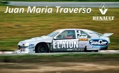 Poster Renault Fuego Juan Maria Traverso TC2000 - comprar online