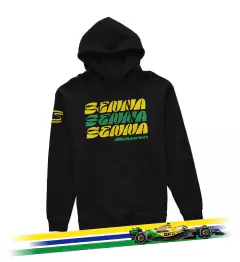 Buzo Ayrton Senna Racing Driver Black - comprar online