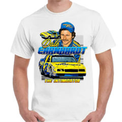 Remera Nascar Dale Earnhardt 3 Wrangler Chevrolet White