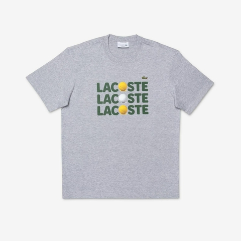 CAMISETA DE ALGODÓN GRUESO LACOSTE - TH 7370 - CCA