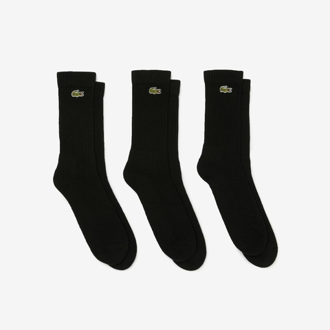 PACK X 3 MEDIAS DE CORTE ALTO LACOSTE SPORT - RA 4182 - 8VM