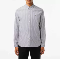 CAMISA DEL ALGODÓN SUPIMA A RAYAS REGULAR FIT LACOSTE - CH 4187 - 522 en internet