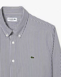 CAMISA DEL ALGODÓN SUPIMA A RAYAS REGULAR FIT LACOSTE - CH 4187 - 522 - comprar online