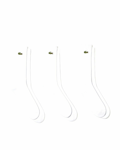 PACK X 3 MEDIAS DE CORTE ALTO LACOSTE SPORT - RA 4182 - Z92