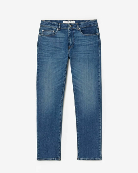 JEANS DE 5 BOLSILLOS CORTE SLIM LACOSTE - HH 5019 - MK9