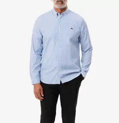 CAMISA DEL ALGODÓN SUPIMA A RAYAS REGULAR FIT LACOSTE - CH 4187 - F6Z en internet