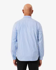 CAMISA DEL ALGODÓN SUPIMA A RAYAS REGULAR FIT LACOSTE - CH 4187 - F6Z - tienda online