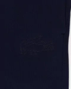 SHORT DE FELPA CON ESTAMPA DE COCODRILO LACOSTE - GH 5746 - 166 - comprar online