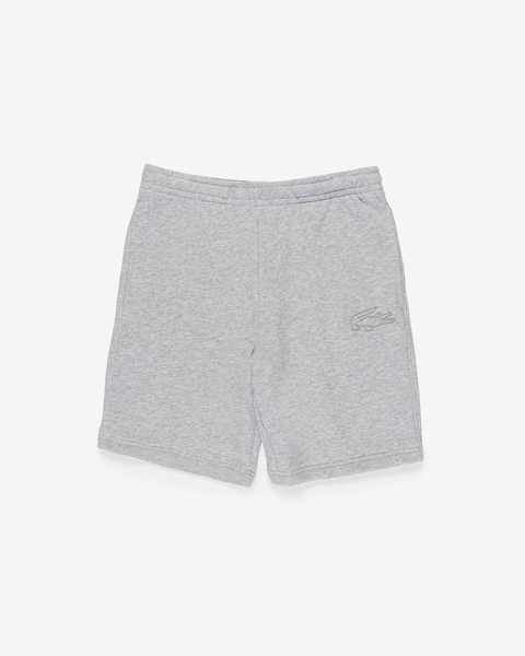 SHORT DE FELPA CON ESTAMPA DE COCODRILO LACOSTE - GH 5746 - CCA