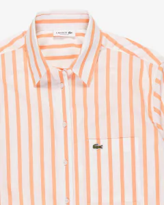 CAMISA DE POPELÍN BORDADA LACOSTE - CF 9728 - I5K - comprar online