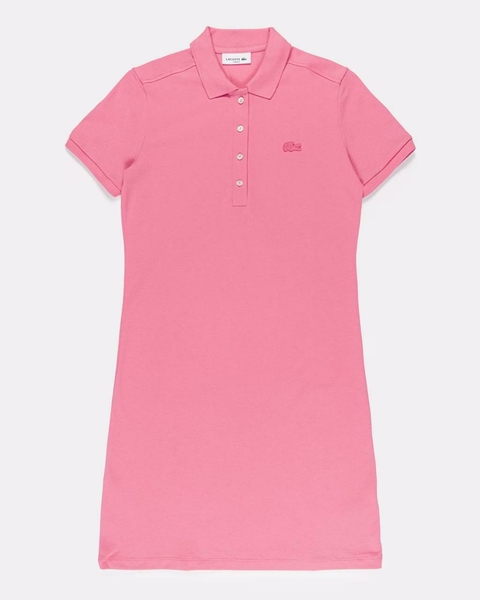 VESTIDO POLO DE MUJER EN ALGODÓN STRETCH LACOSTE - EF 5473 - 2R3