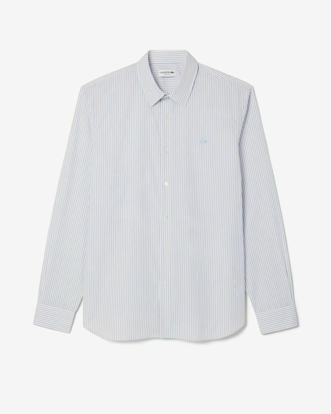 CAMISA DE POPELIN A RAYAS REGULAR FIT LACOSTE - CH 9087 - HSZ - comprar online