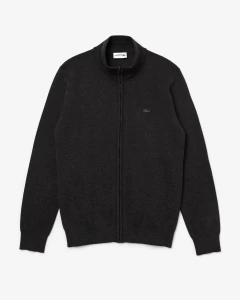 SWEATER DE LANA MERINO CON CIERRE LACOSTE - AH 1353 - 031 - comprar online