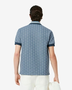 POLO DE CORTE CLÁSICO EN JACQUARD DE MONOGRAMA LACOSTE - DH 1417 - HGI - comprar online