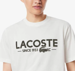 REMERA DE ALGODÓN ESTAMPADA LACOSTE - TH 6541 - 001 - tienda online