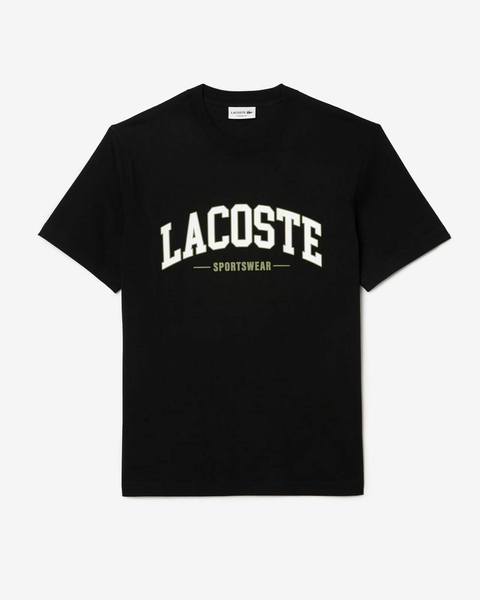REMERA DE ALGODÓN CON INSCRIPCIÓN LACOSTE - TH 6565 - 031 - comprar online