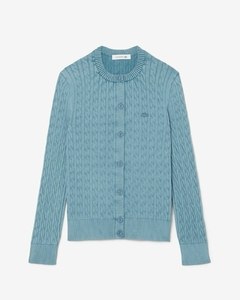 CARDIGAN TEJIDO CON EFECTO LAVADO LACOSTE - AF 9584 - HD9 - comprar online