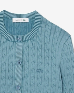 CARDIGAN TEJIDO CON EFECTO LAVADO LACOSTE - AF 9584 - HD9 en internet