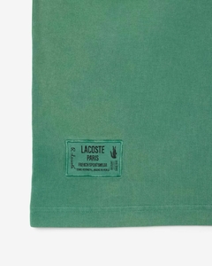 REMERA DE JERSEY CON EFECTO LAVADO LACOSTE - TH 9894 - 132
