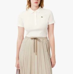 POLO DE ALGODÓN ACANALADO L. 12. D AL CUERPO LACOSTE - DF 5377 - 70V