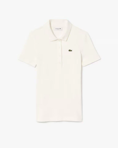 POLO DE ALGODÓN ACANALADO L. 12. D AL CUERPO LACOSTE - DF 5377 - 70V - comprar online