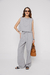 Top Sara Lino Grey - comprar online