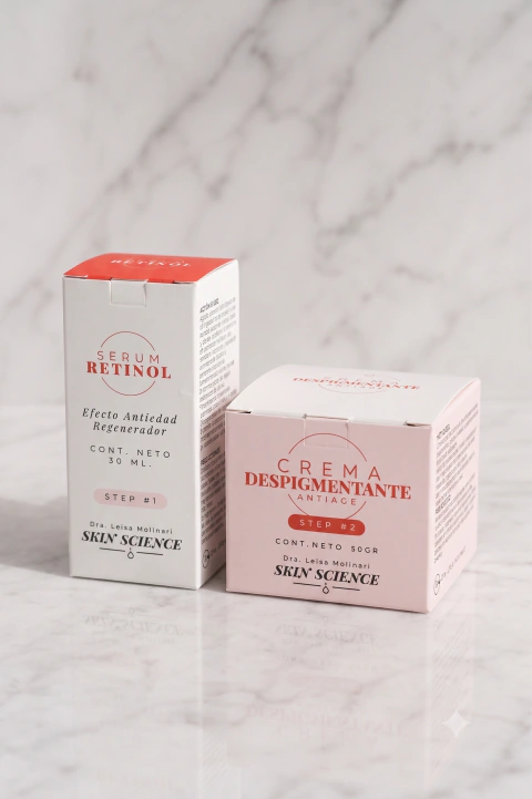 Kit Rutina Despigmentante Antiage - Step # 1 y Step # 2 -