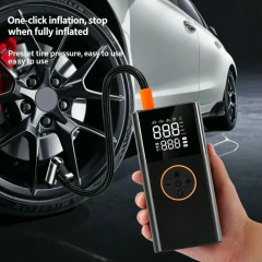 Compresor De Aire Portátil Digital Recargable Para Auto, bicicleta, moto, pelotas e inflables - tienda online