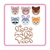 Cortador Animais do Bosque Cupcake - 6Cm