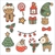 PLANCHAS DE STICKERS NAVIDEÑAS 10 X 10 POR 50 UNIDADES - comprar online