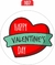 Imagen de Stickers San Valentin 5x5cm por 100u