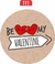 Stickers San Valentin 5x5cm por 100u - Sofite Soluciones Graficas