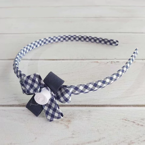 Vincha Flor Cuadritos