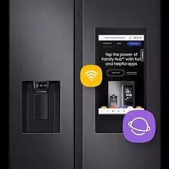 Heladera SAMSUNG 685L Family Hub BLACK - comprar online